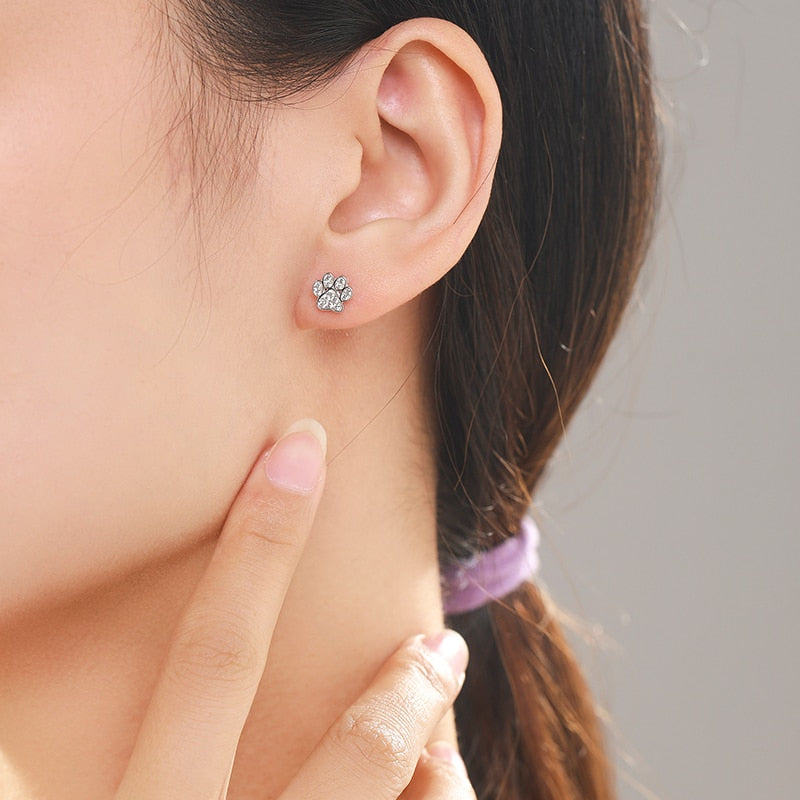 Dangle Paw Cat Earrings - Cat earrings