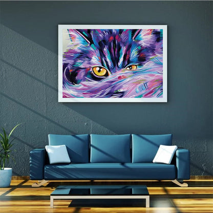 Diamond Painting Sneaky Cat