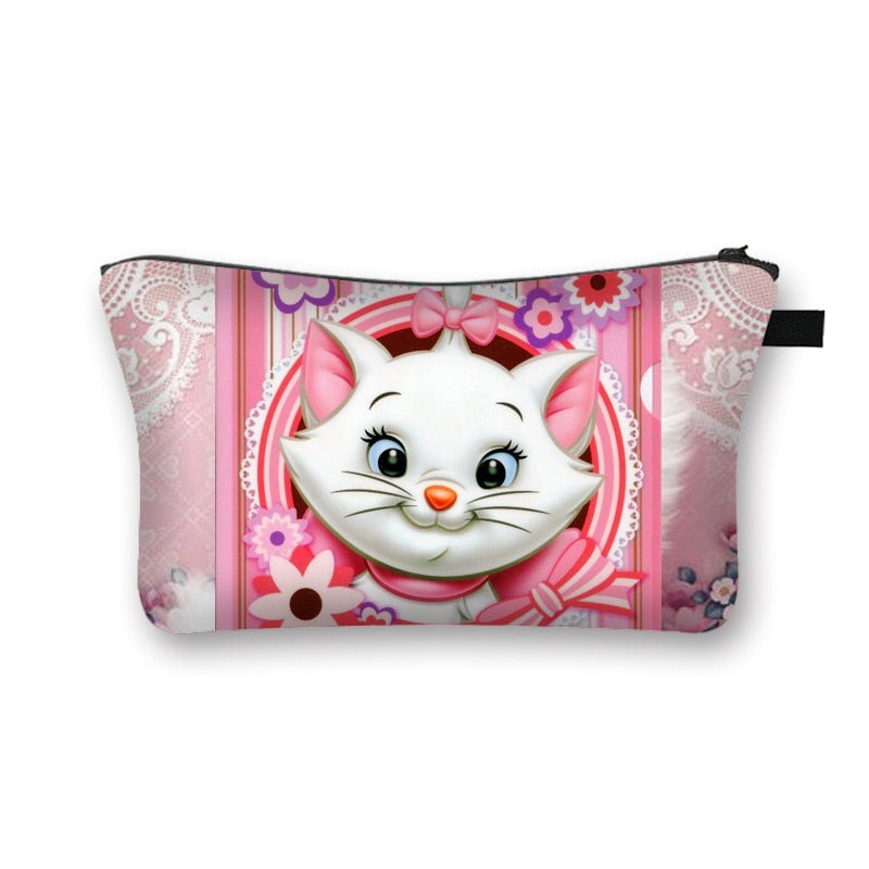 Disney Cat Purse - Pink-White - Cat purse