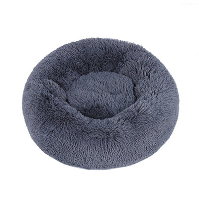 Donut Cat Bed - Black Grey / 20cm