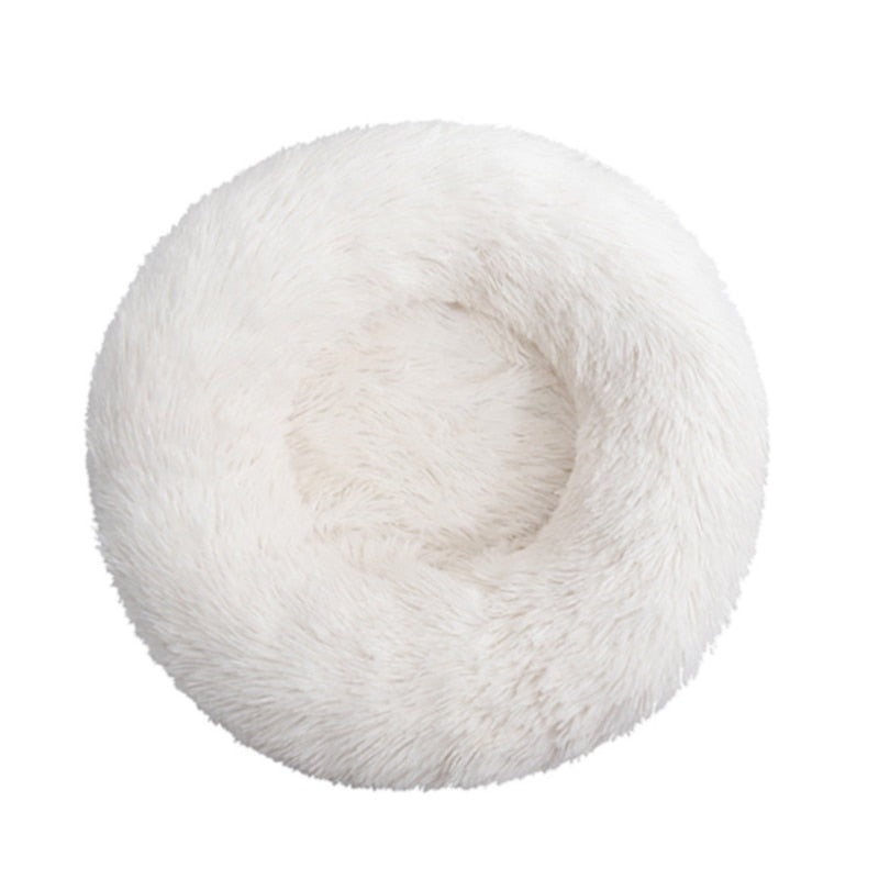 Donut Cat Bed - White / 20cm