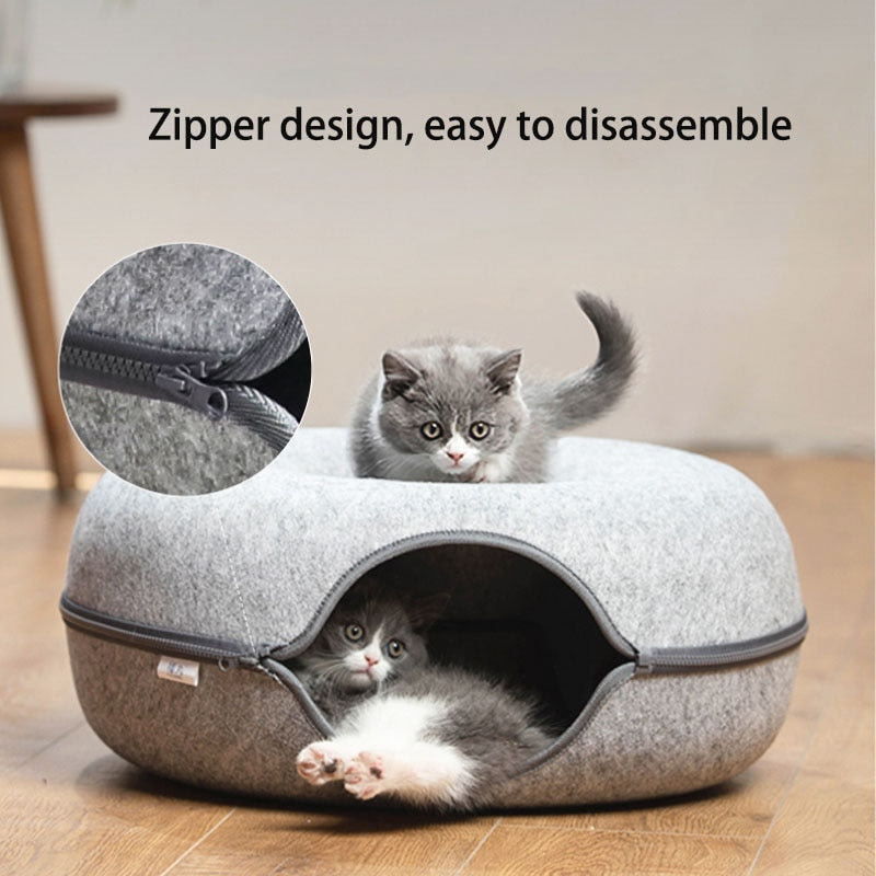 Donut Tunnel Cat Toy - Cat Toys