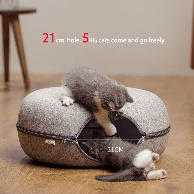 Donut Tunnel Cat Toy - Cat Toys