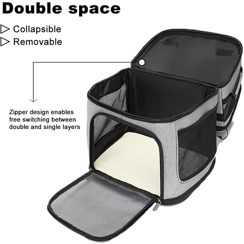 Double Cat Carrier Backpack - Double Cat Carrier Backpack