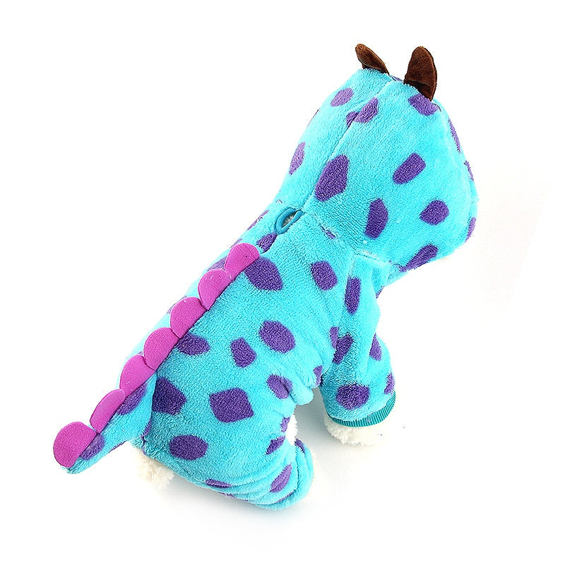 Dragon Costume for Cat - Blue / XS