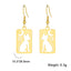 Drop Cat Earrings - Gold - Cat earrings