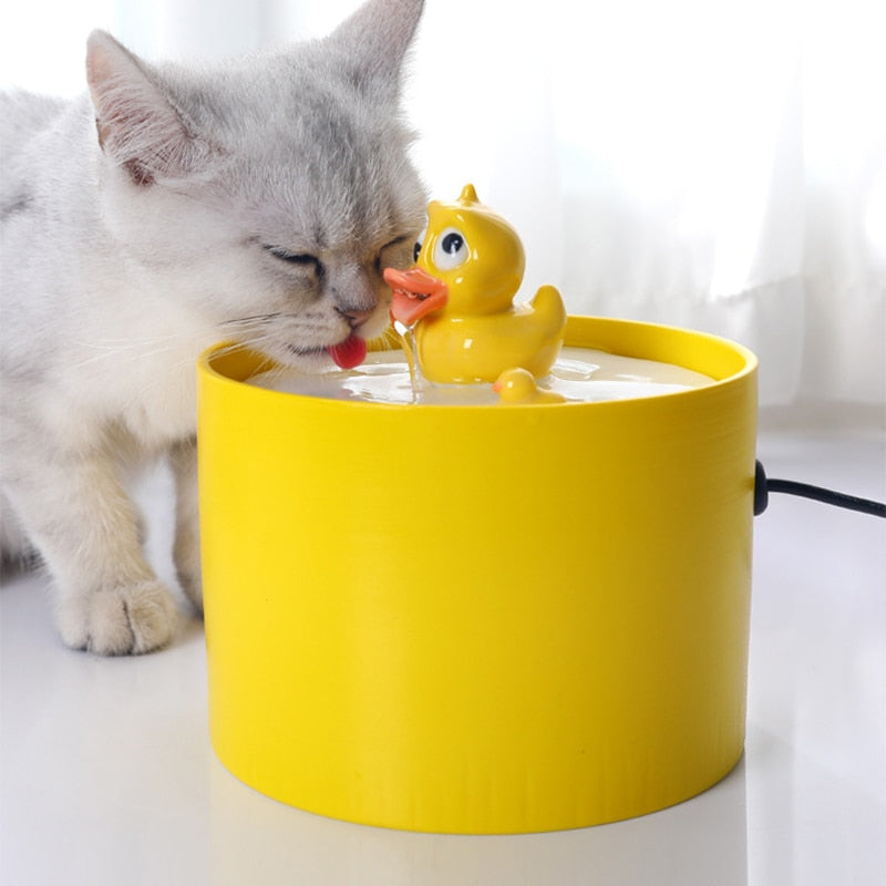 Duck Cat Water Fountain - Cat water fountain