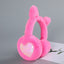 Earmuffs with Cat Ears - rose red - Earmuffs with Cat Ears