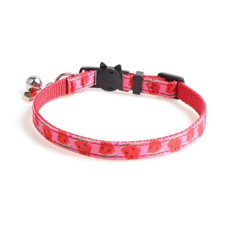 Elastic Fruit Collars for Cats - Strawberry / 1.0x28cm - Cat
