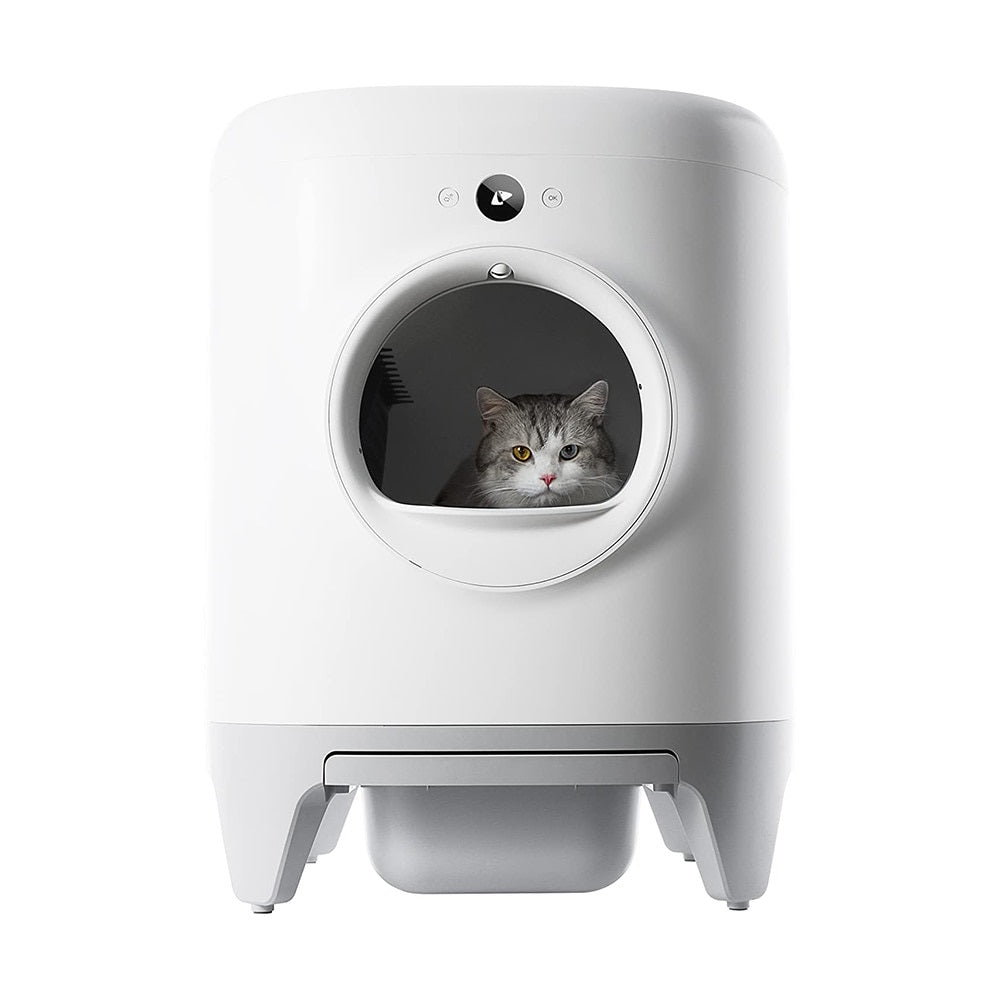 Motorized cat hot sale litter box