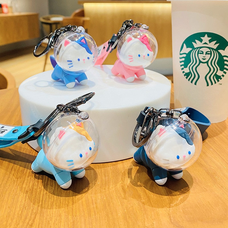 Elegant Cat Keychain - Cat Keychains