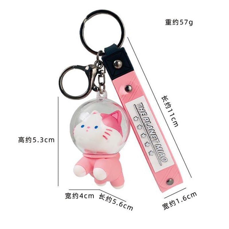 Elegant Cat Keychain - Cat Keychains