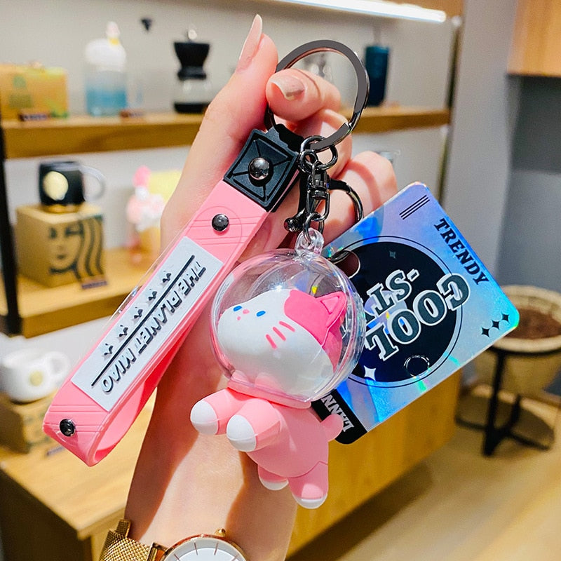 Elegant Cat Keychain - Cat Keychains