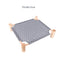 Elevated Cat Bed - Grey Arrow