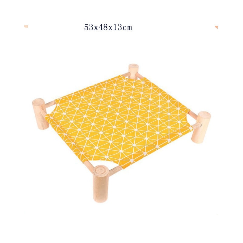 Elevated Cat Bed - Yellow