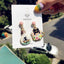 Enamel Cat Earrings - White - Cat earrings