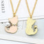 Enamel Cat Necklace - Cat necklace
