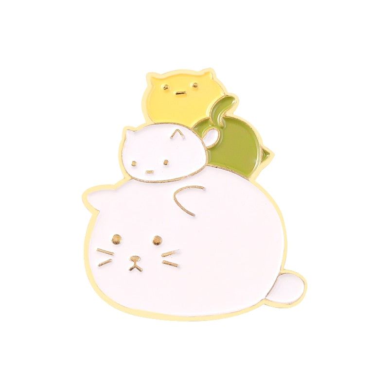 Enamel Cat Pins - style11