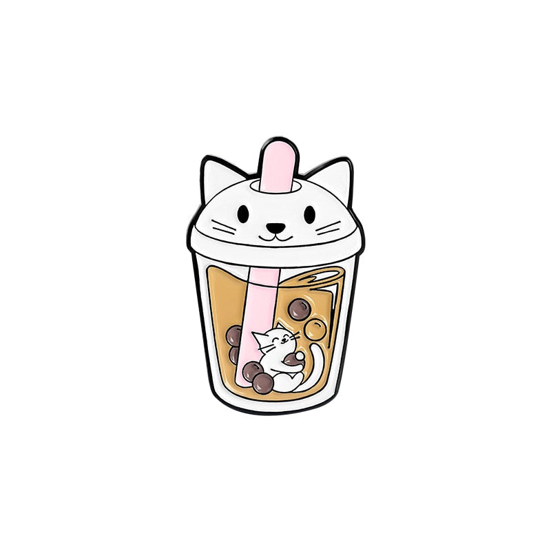 Enamel Cat Pins - style8