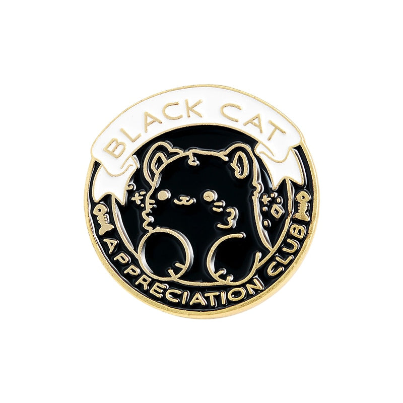 Enamel Cat Pins - style2