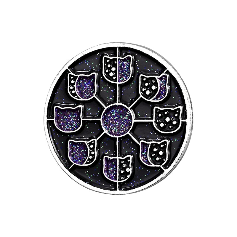 Enamel Cat Pins - style6