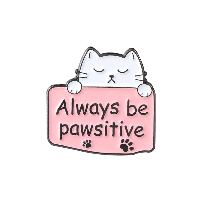 Enamel Cat Pins - style14