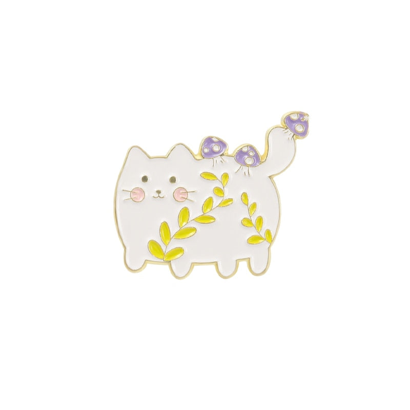 Enamel Cat Pins - style10