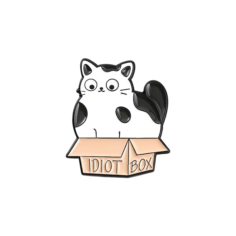 Enamel Cat Pins - style16