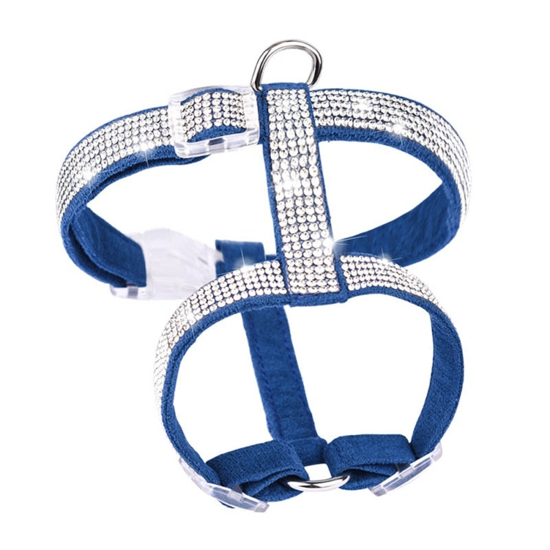 Escape Proof Cat Harness - Dark Blue / S - cat harness leash