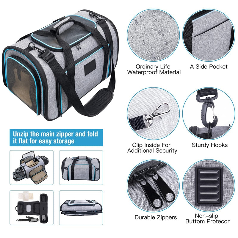 Expandable Cat Carrier Backpack - Expandable Cat Carrier