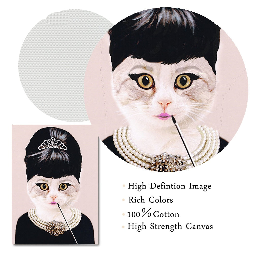Fancy Cat Painting