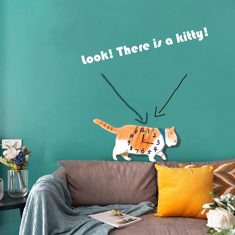 Fat Cat Clock