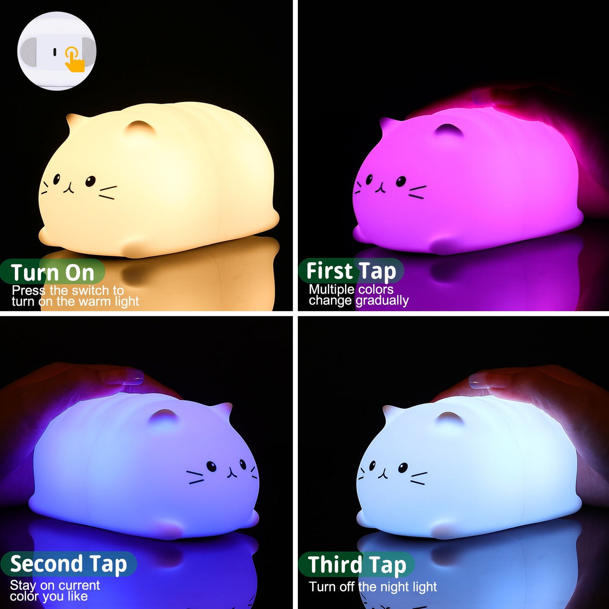 Fat Cat Night Light