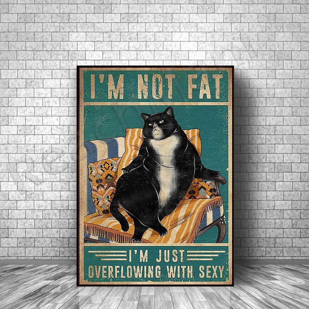 Fat Cat Wall Art