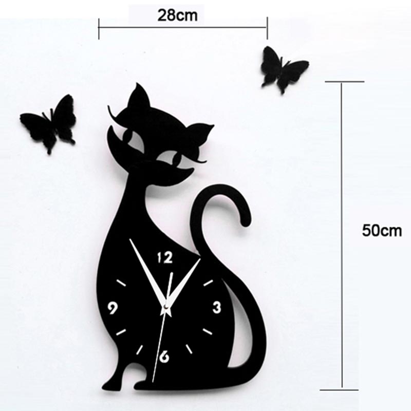 Felix Cat Clock