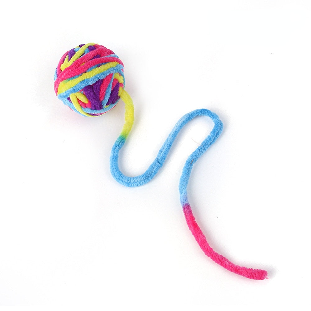 Fidget Cat Toy - Yellow Blue Purple - Cat Toys