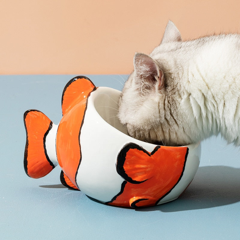 Fish Cat Bowl - Cat Bowls