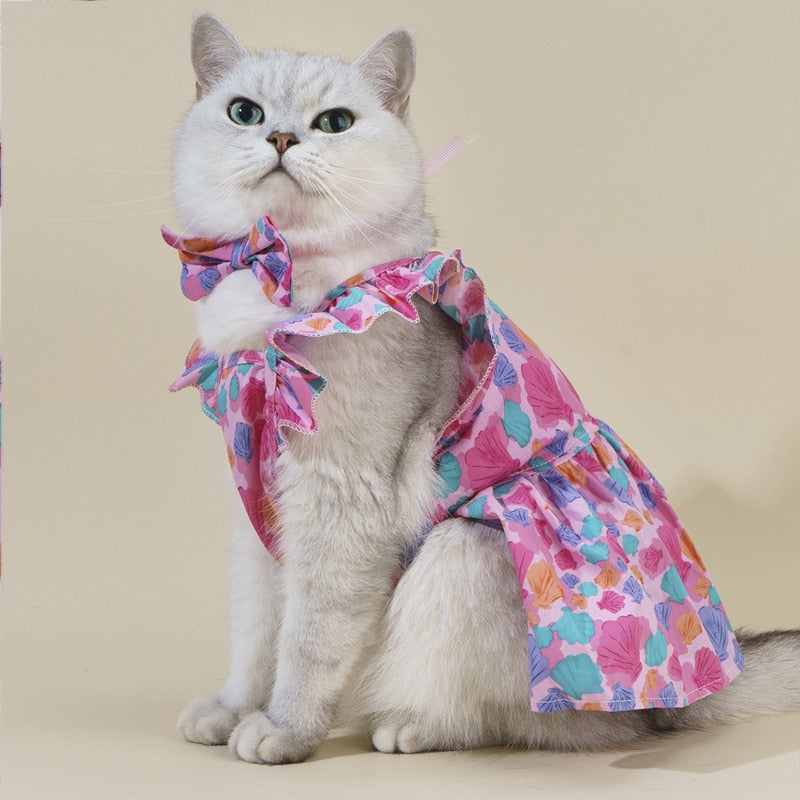 Floral Cat Dress