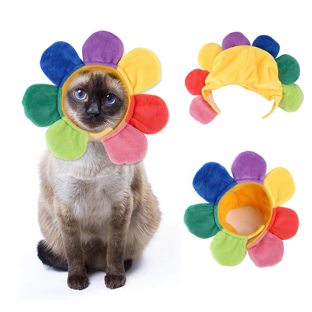 Flower Hat for Cats - Flower / One Size - Hat for Cats