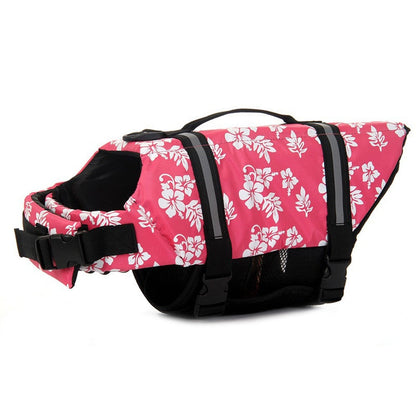 Flower Life Jacket for Cat - Pink Flower / XXS - Life