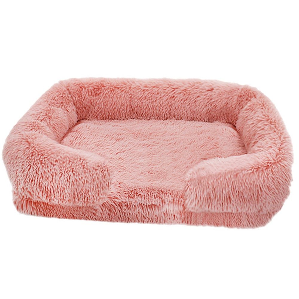 Fluffy Cat Bed - Pink / S / United States