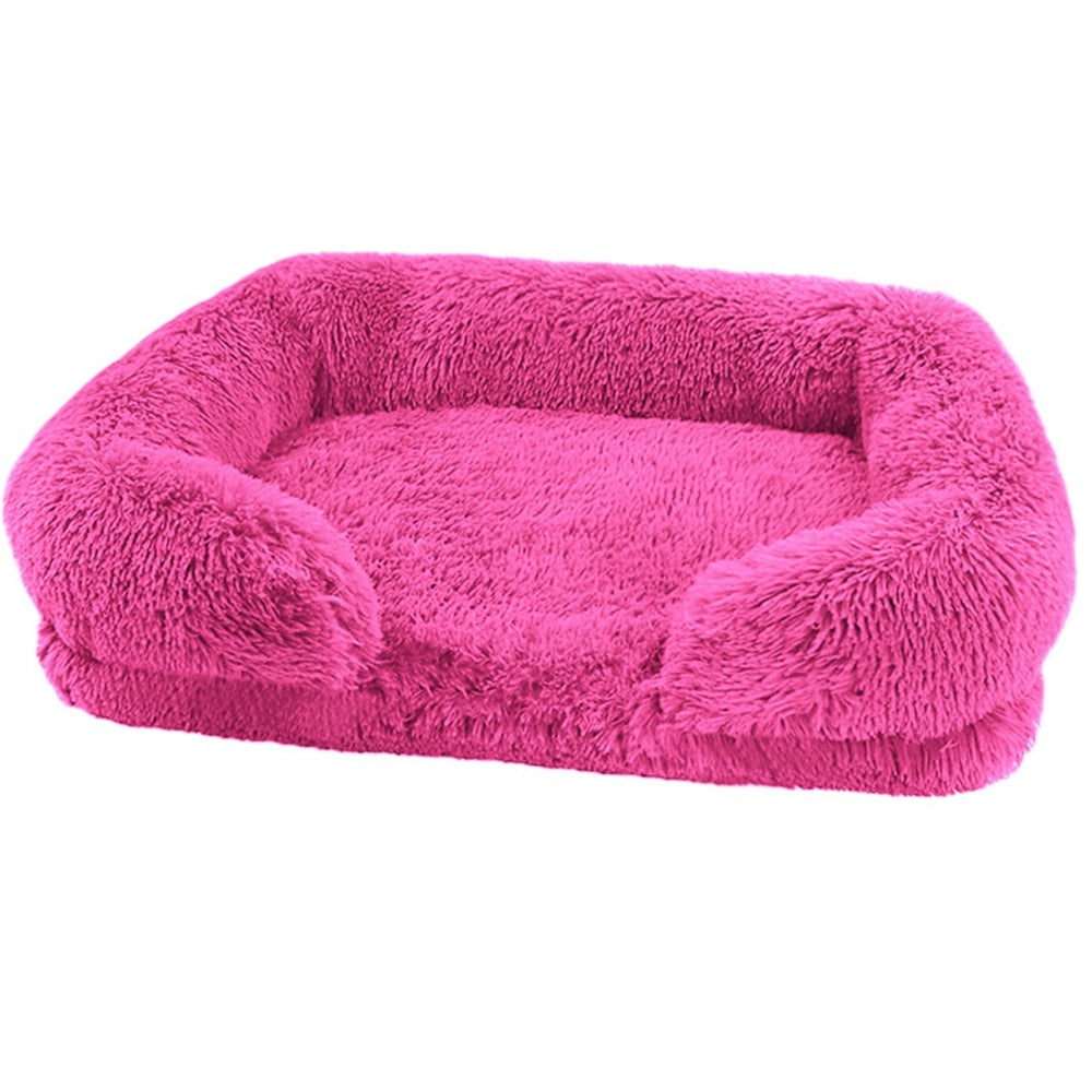 Fluffy Cat Bed - Rose / S / United States