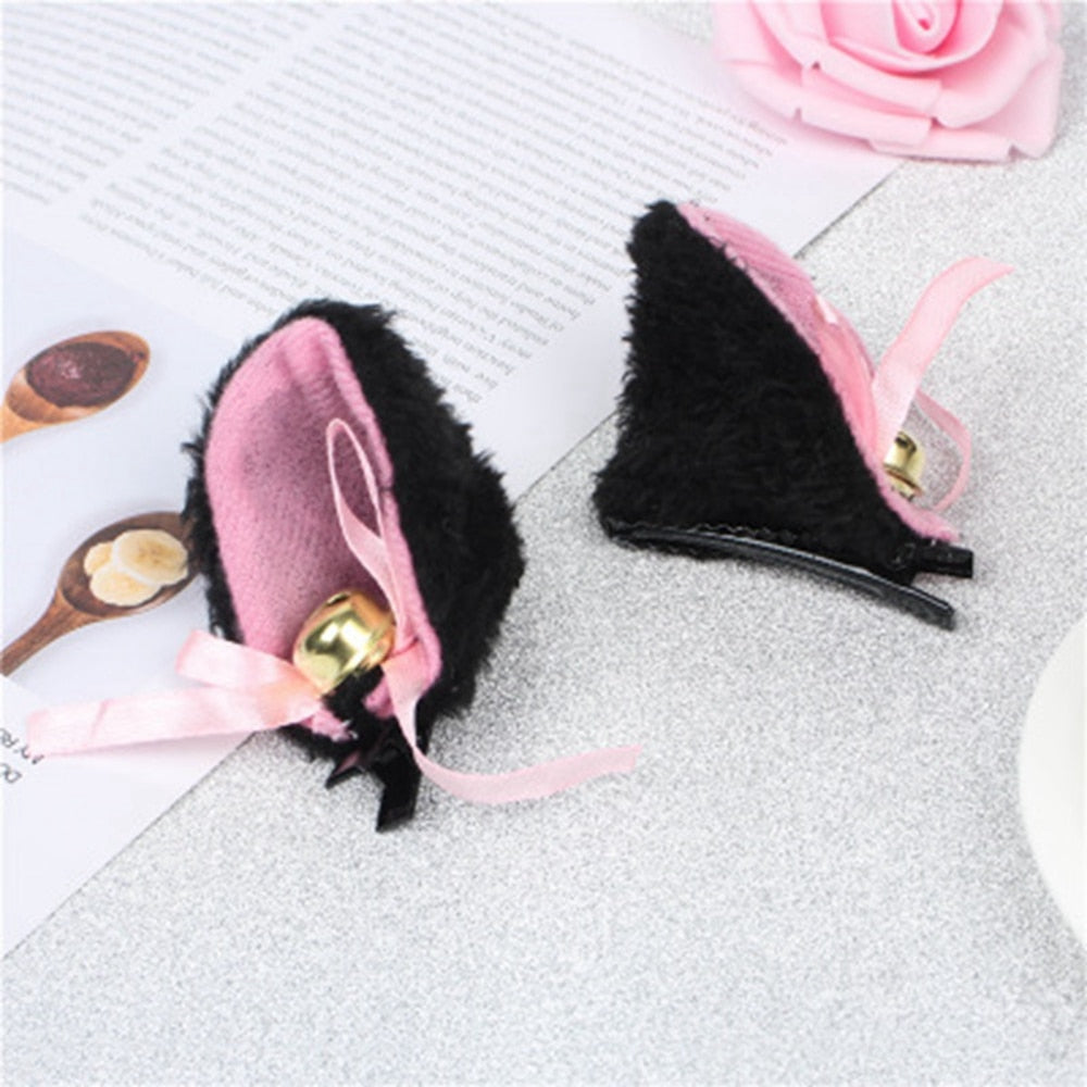 Fluffy Cat Ears Headband - 1545-2 - Fluffy Cat Ears Headband