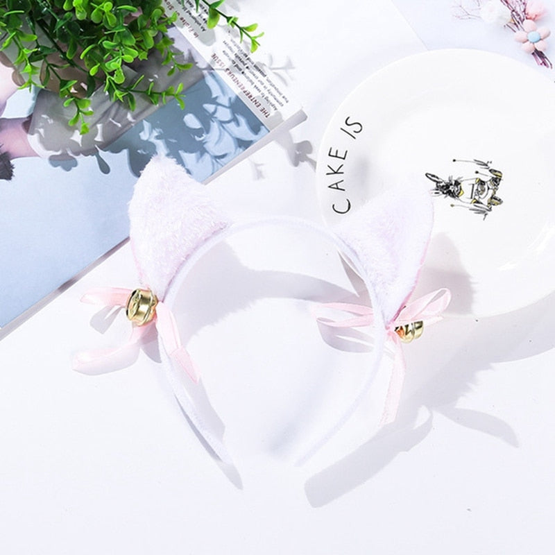 Fluffy Cat Ears Headband - 1540-2 - Fluffy Cat Ears Headband