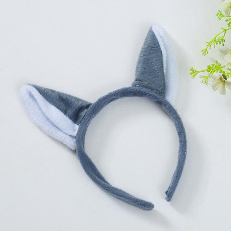 Fluffy Cat Ears Headband - 1540-12 - Fluffy Cat Ears