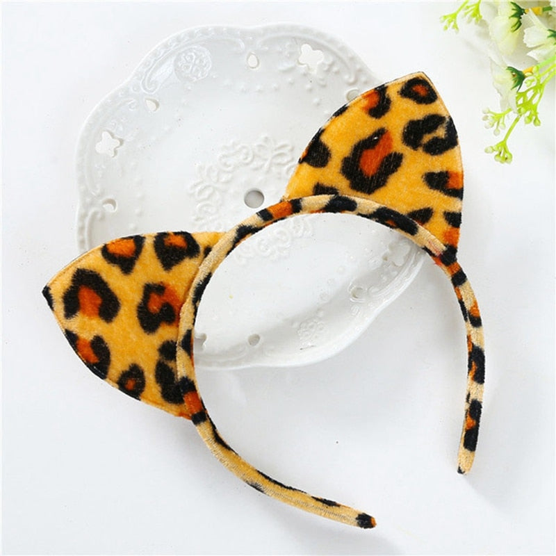 Fluffy Cat Ears Headband - 1540-6 - Fluffy Cat Ears Headband