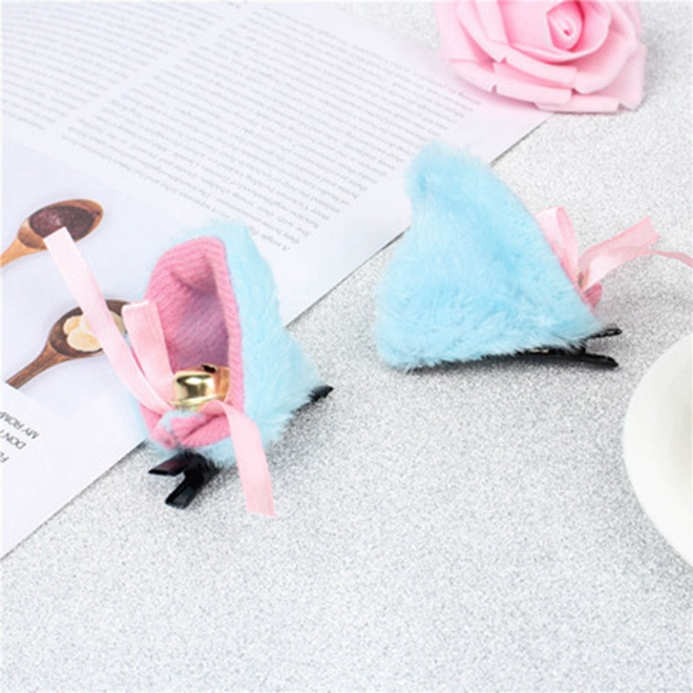 Fluffy Cat Ears Headband - 1545-3 - Fluffy Cat Ears Headband