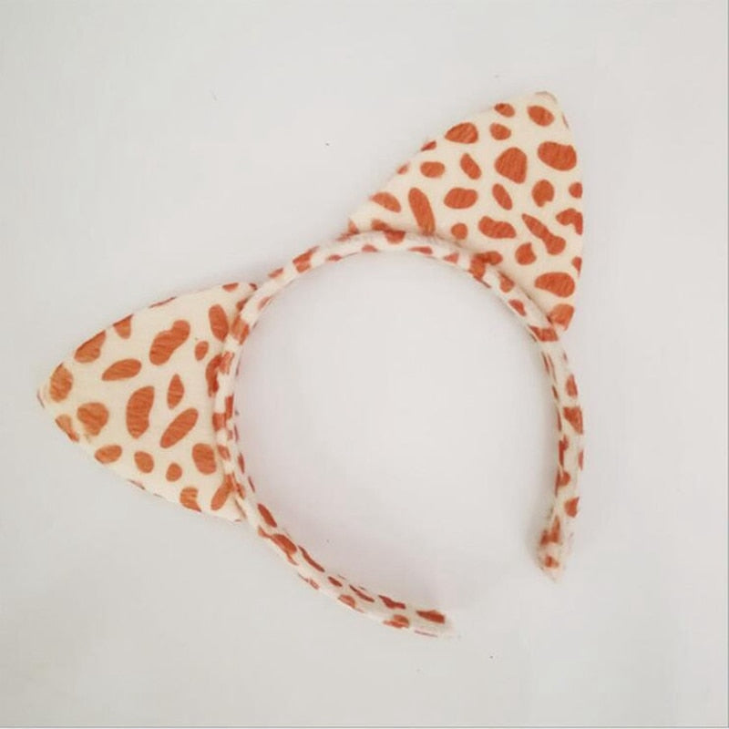 Fluffy Cat Ears Headband - 1540-11 - Fluffy Cat Ears