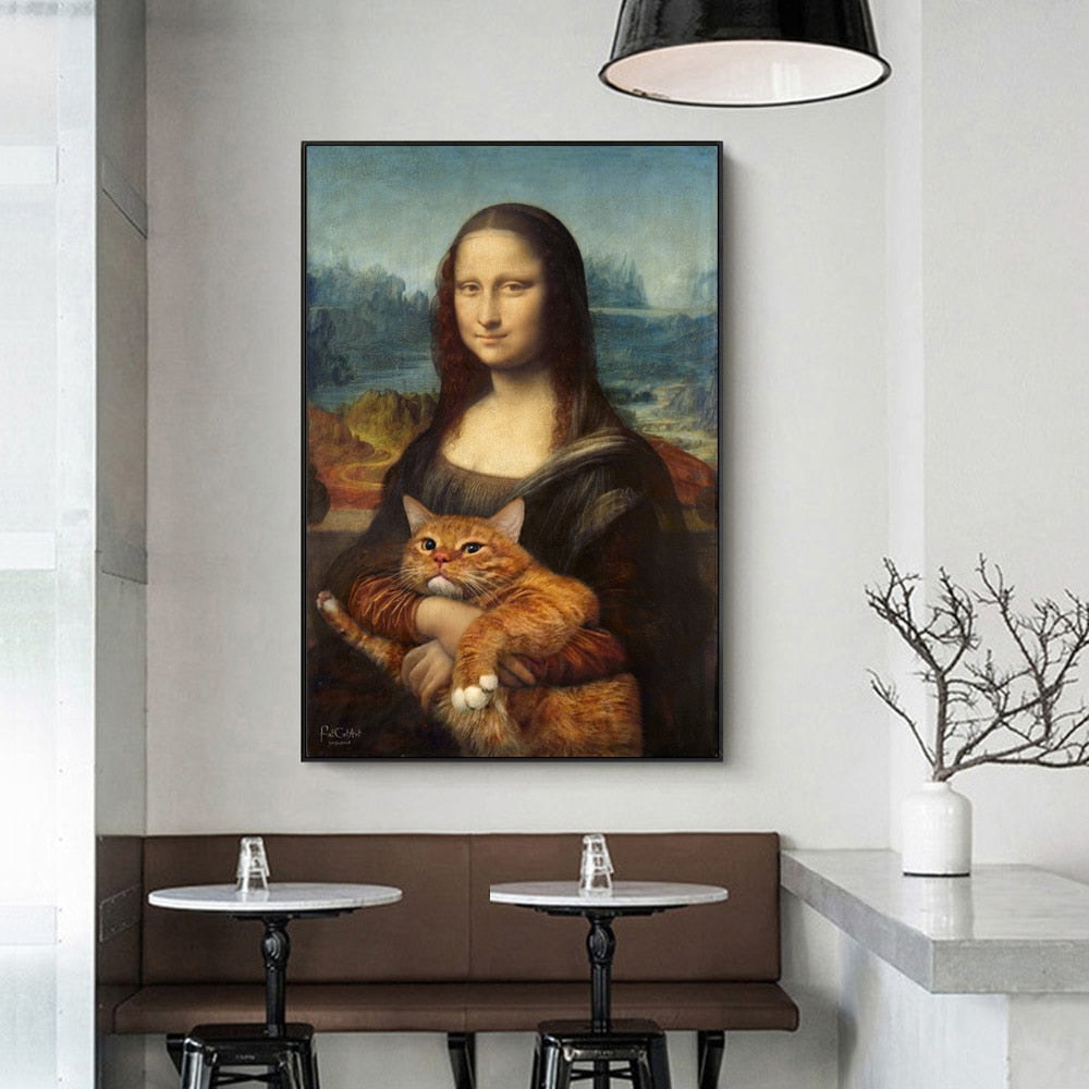 Funny Cat Painting