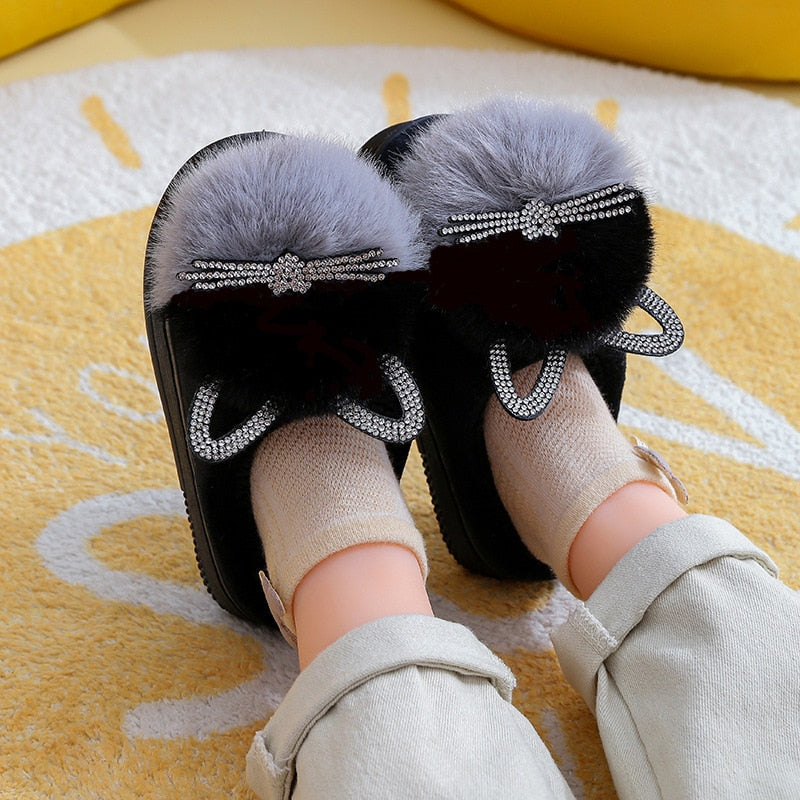 Fuzzy Cat Slippers - Cat slippers